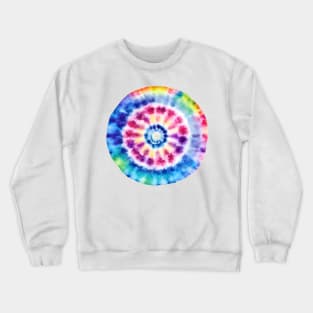 Tiey Dye Circle Yoga Design Crewneck Sweatshirt